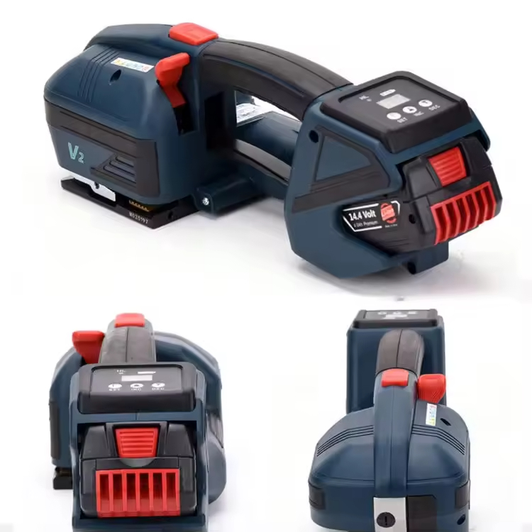 Power Tools Electrical - 工場販売 バッテリー駆動式電動ハンドヘルドプラスチック製スチール製結束機 PET/PPストラップ用