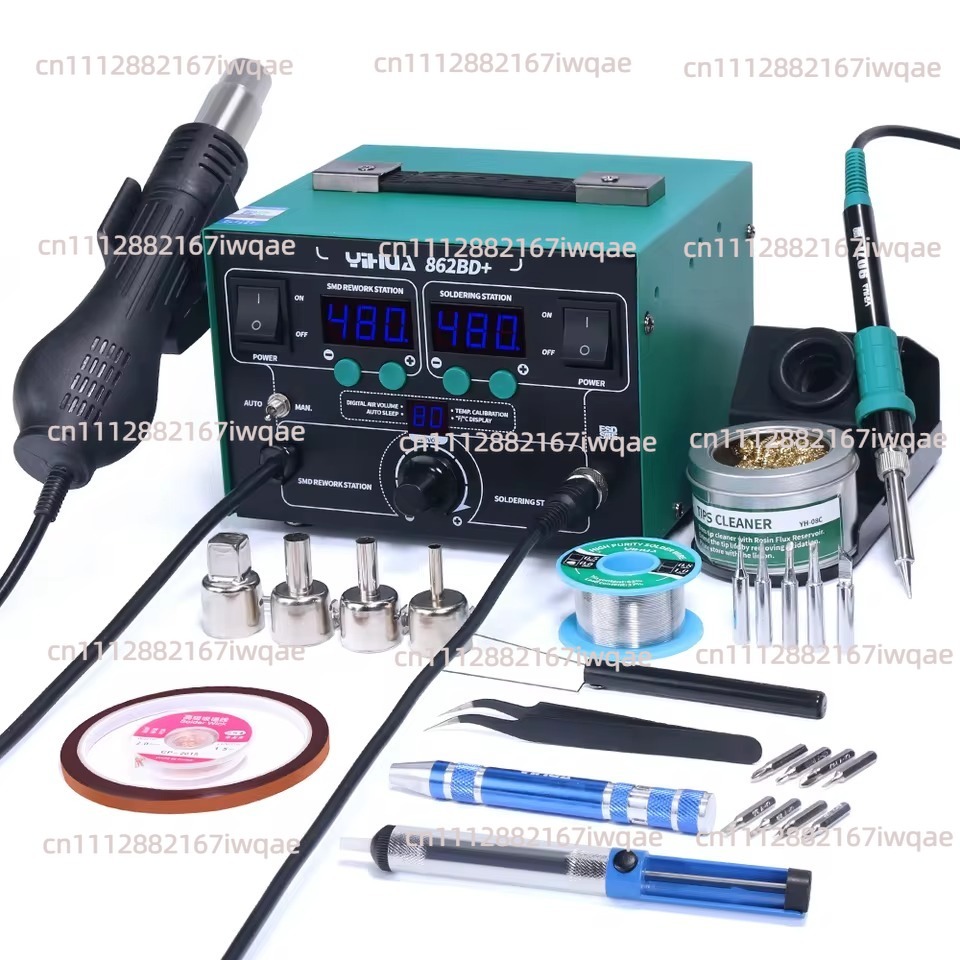 Power Tools Used In Welding - YIHUA 862BD+ ホットエアガンはんだ付けステーション 720W ハイパワー 輸入ヒーター搭載