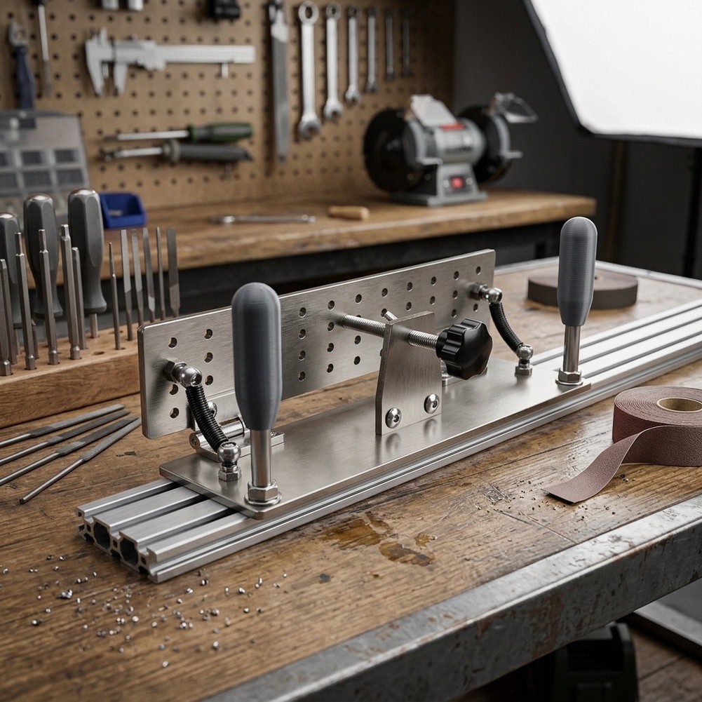 Belt Sander Portable - 1Pc ポータブル V クランプベルトサンダーステンレス鋼 304 ハンドヘルドシャープナー