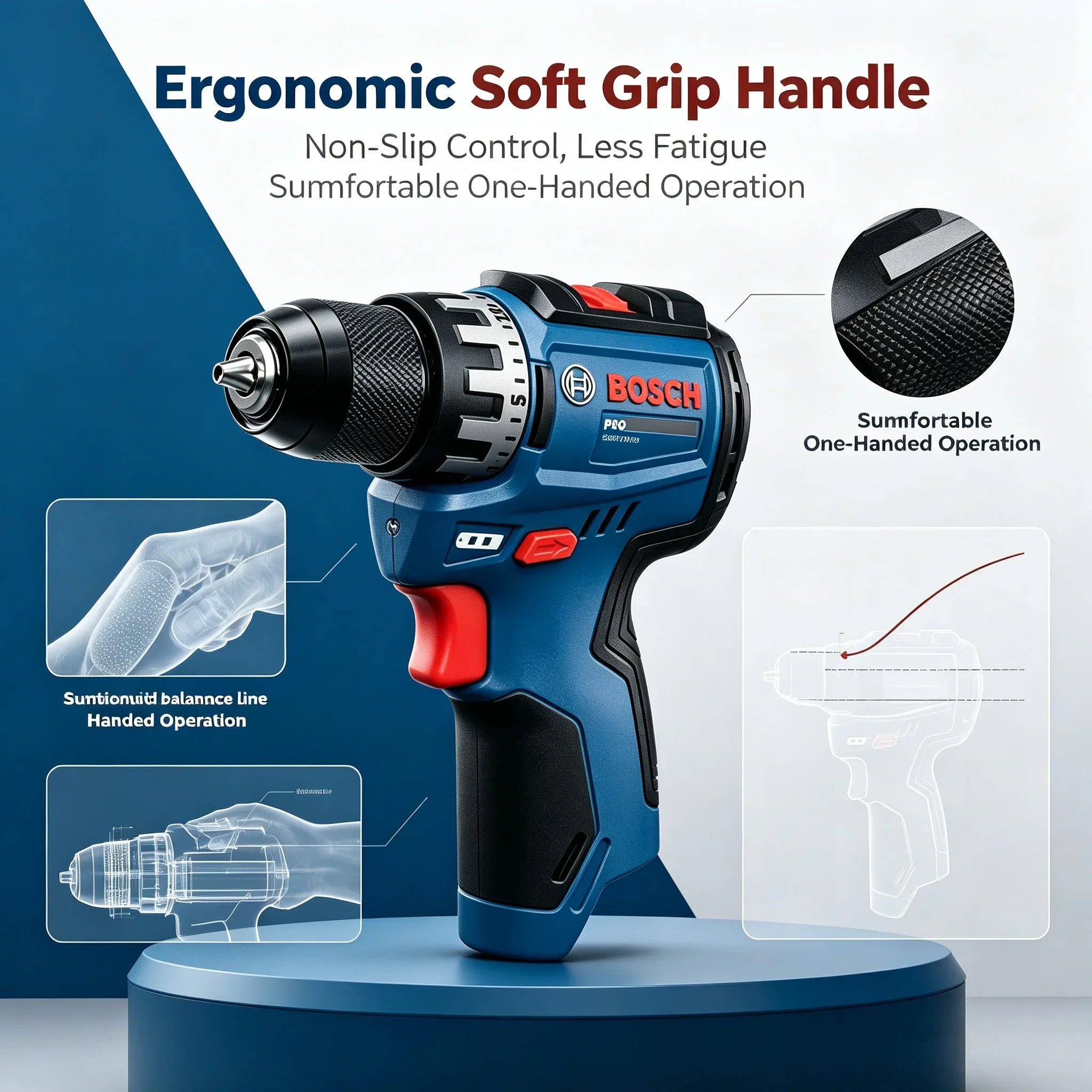 Power Tools Bosch - ボッシュ GSR 12V-31 プロフェッショナルコードレスドリルドライバー 2-in-1、木材・金属・プラスチックの穴あけとネジ締め用、耐久性のある電動工具
