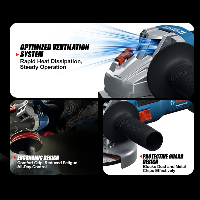 ボッシュ GWS 18V-8 コードレスアングルグラインダー - Power Tools Bosch のレビューと価格