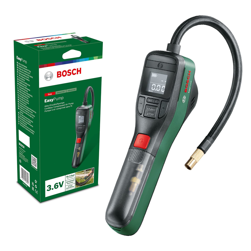 ボッシュ イージーポンプ コードレス圧縮空気ポンプ アウトド - Power Tools Bosch のレビューと価格