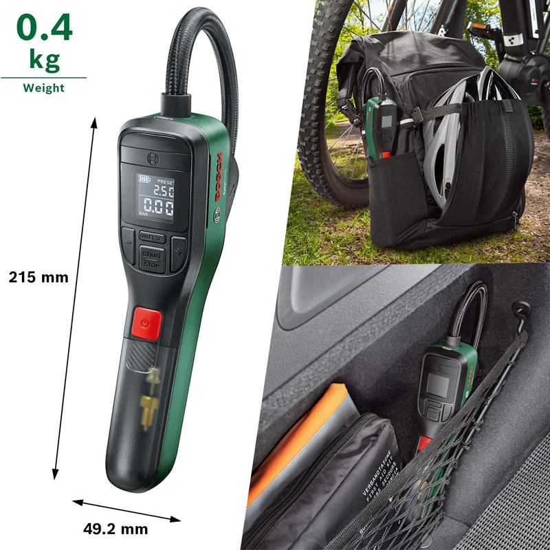 ボッシュ イージーポンプ コードレス圧縮空気ポンプ アウトド - Power Tools Bosch のレビューと価格
