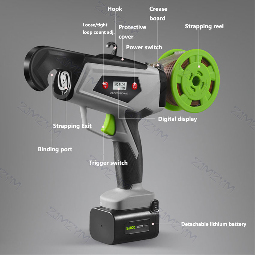 電動枝結束機、ブドウの枝や藤の結束に最適な全自動結び機、園芸 - Power Tools Electrical のレビューと価格