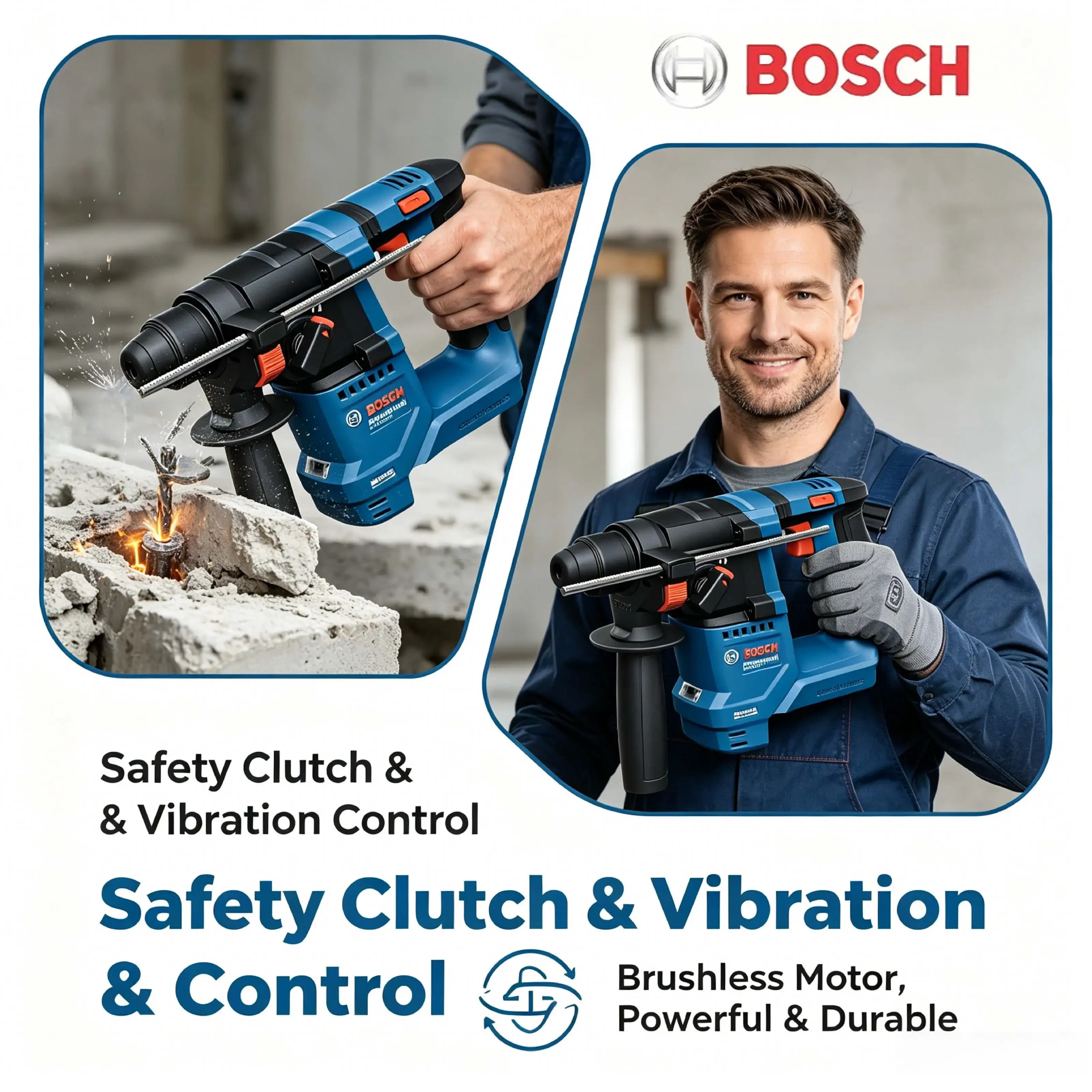 ボッシュ GBH 18V-18 18V ブラシレス コードレ - Power Tools Bosch のレビューと価格